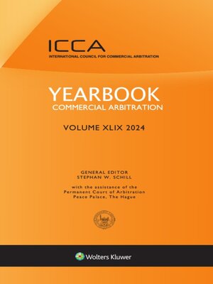 cover image of Yearbook Commercial Arbitration, Volume XLIX (2024)